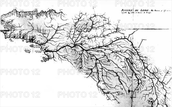 Map of the Loire