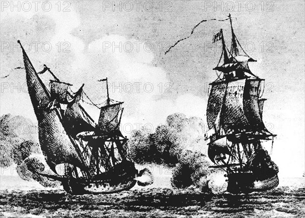 Combat naval de Jean Bart.