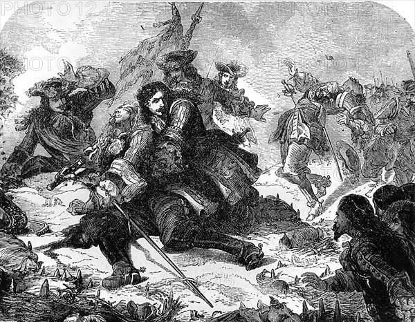 The death of d'Artagnan during the siege of Maastricht
