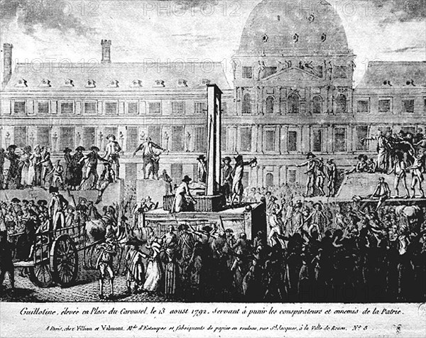 Guillotine on the Place du Carrousel