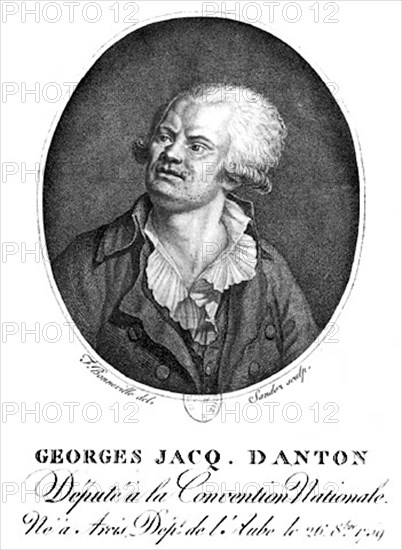 Portrait of Georges Jacques Danton