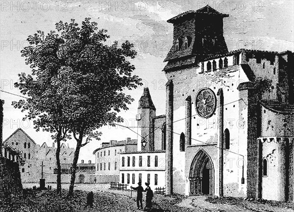 Eglise Saint Caprais à Agen.