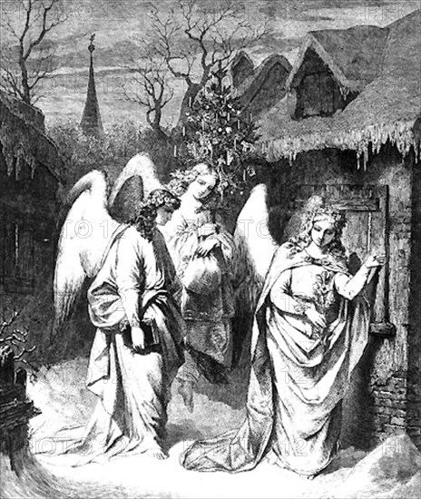 The Christmas Angels, 1861