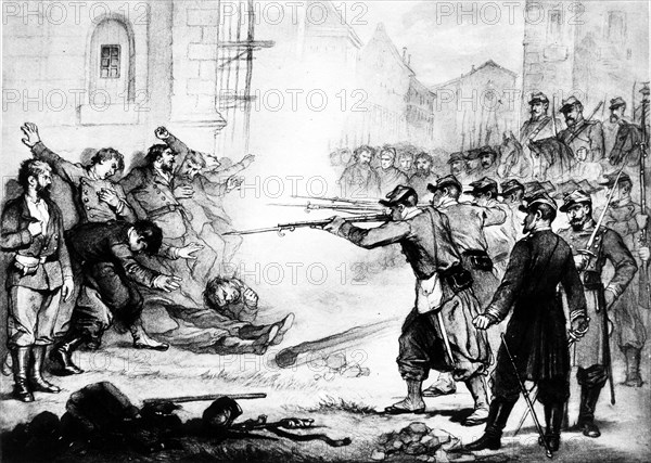 La Commune de Paris (1871), exécutions-