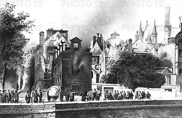 Les incendies de la Commune. 1871