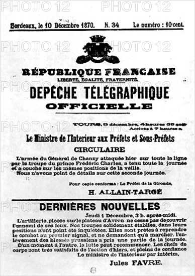 Siège de Paris. 1870