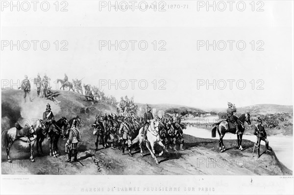 L'armée prussienne arrive devant Paris le 18  septembre 1870