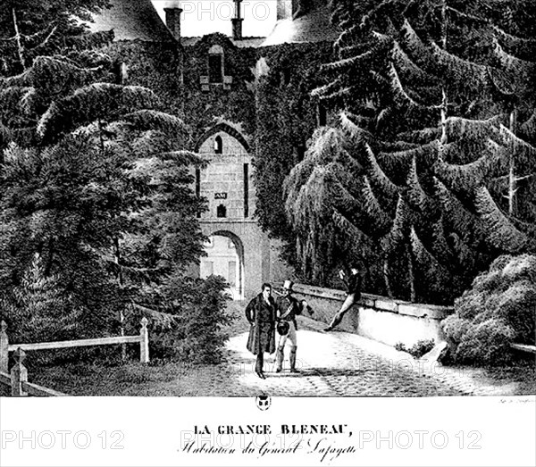 La Grange-Bleneau. Demeure du général La Fayette.