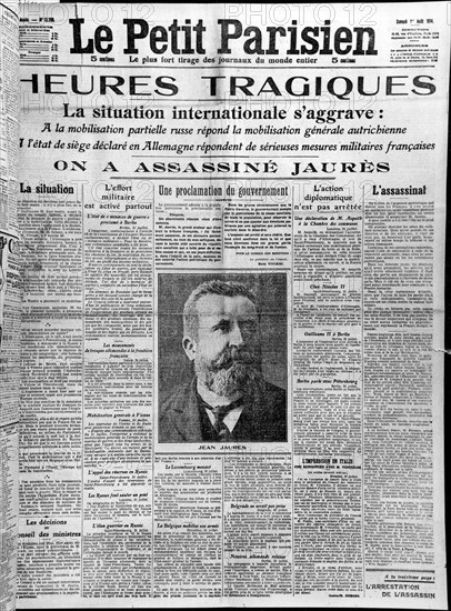 Assassination of Jean Jaurès, 1914