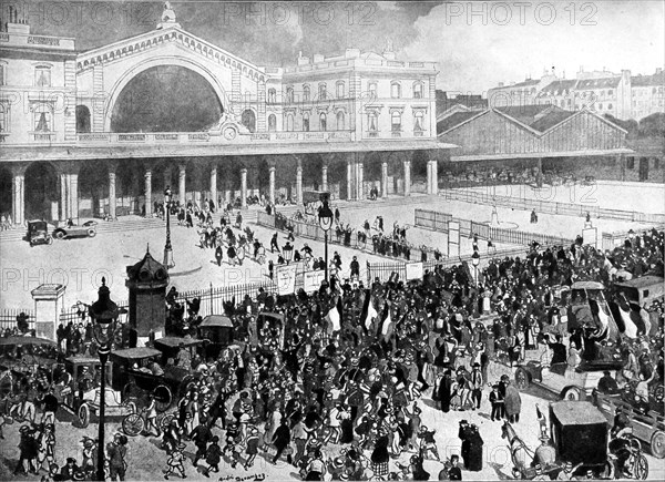 La gare de l'Est à Paris