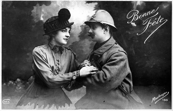 Postcard during WWI