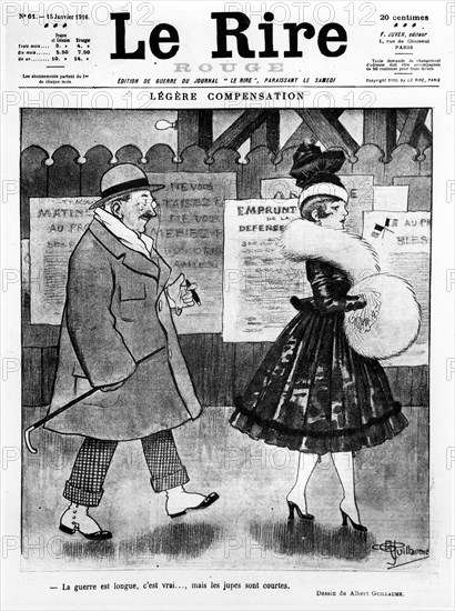 Journal "Le Rire " datant du 15 janvier 1916