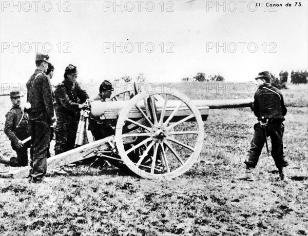 French 75 mm field gun