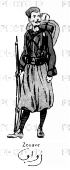 Les armées alliées : Zouave