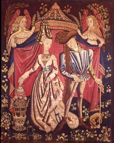 Charles of Orleans and his wife Marie de Clèves.