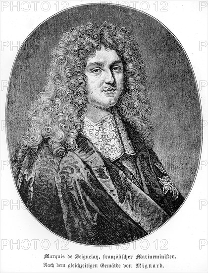 Jean-Baptiste Colbert, marquis de Seignelay. Fils du grand Colbert