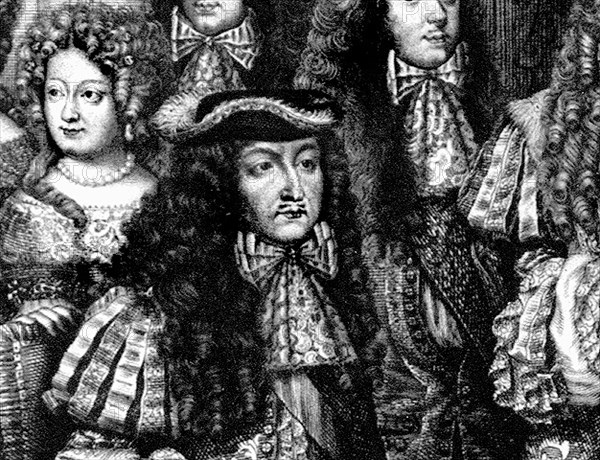 Louis XIV dans son cabinet de travail