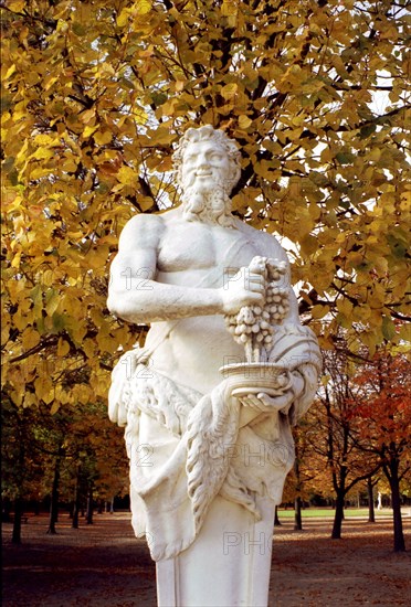 Walk in the park of Versailles:  Bacchus.