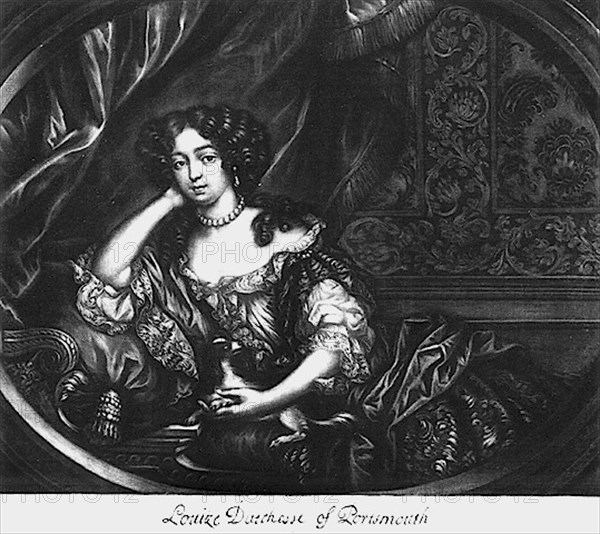 Angleterre. Louise, duchesse de Portsmouth.