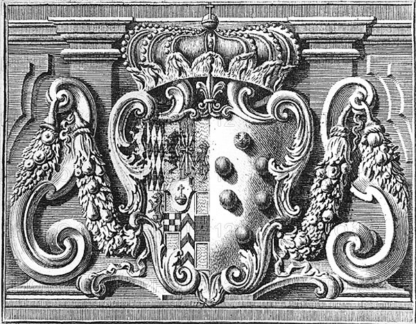 Armoiries de la reine Marie de Médicis.