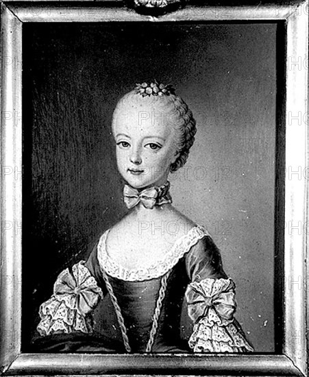 L'archiduchesse Marie-Antoinette qui deviendra reine de France.