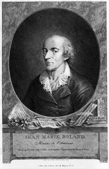 Portrait of Jean-Marie Roland, vicomte de la Platière