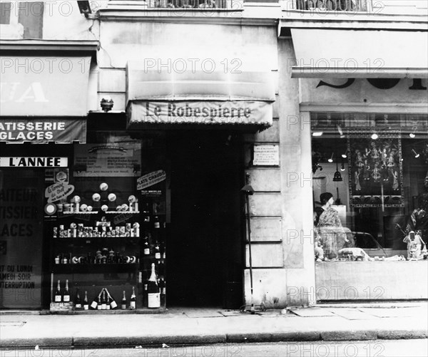 Street Saint-Honore.  Old house of Robespierre.