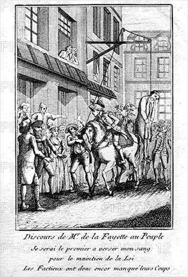 Discours de la Fayette au peuple, 1790