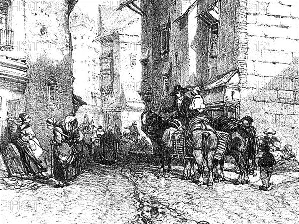 Rue de la Poissonnerie à Nantes