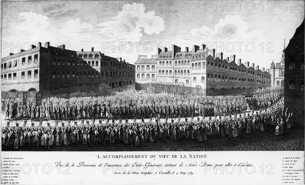 Dauphine place, in Versailles, May 4, 1789.
