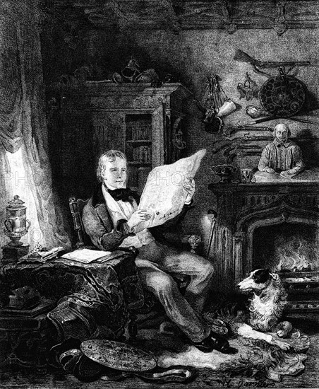 Portrait of Sir Walter Scott