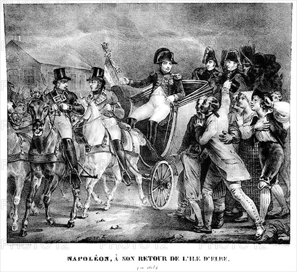 Napoleon I on his return from Elba