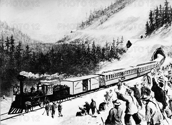 The United States.  First railroads