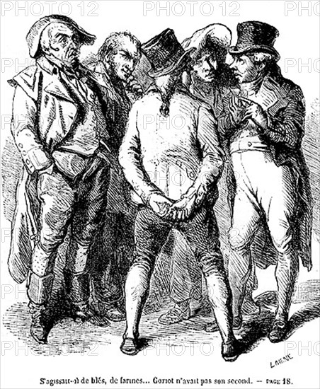 Conciliabule. Illustration du Père Goriot, d'Honoré de Balzac.