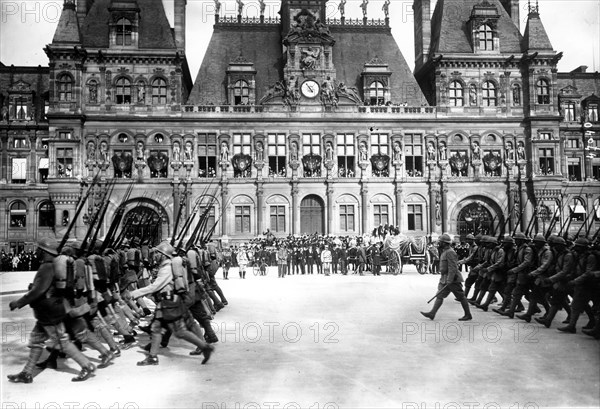 Obsèques du général Galliéni ; Premier juin 1916.