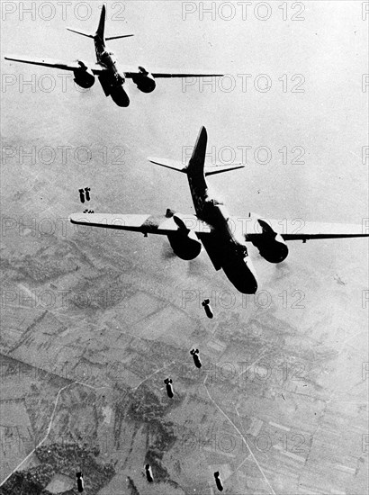 Bombing of monte Cassino, Italy, 1944