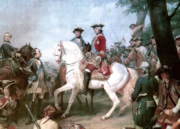 Vernet, La Bataille de Fontenoy, 11 mai 1745 (détail)