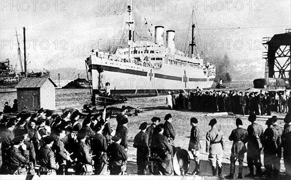 Rapatriement des forces du général Dentz. 19 juillet 1941