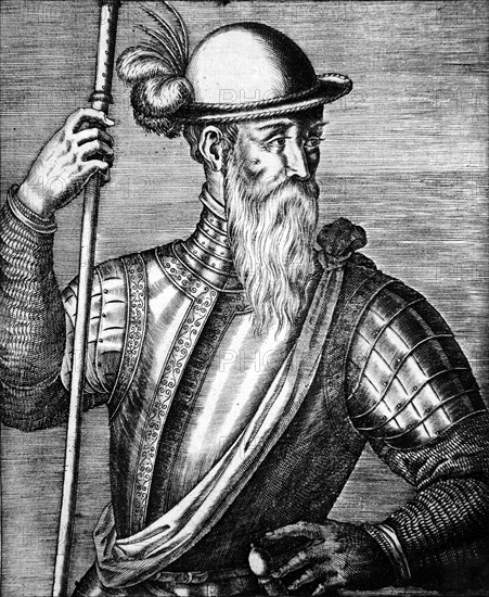 Andréa Doria (1468-1560). Célèbre homme de guerre italien.