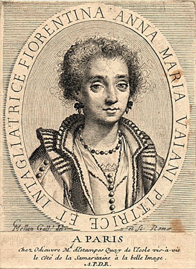 Anna Maria Vaiani. Femme dessinateur et graveur.