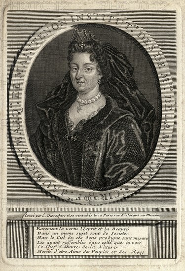 Françoise d'Aubigné, marquise de Maintenon (1635-1719).