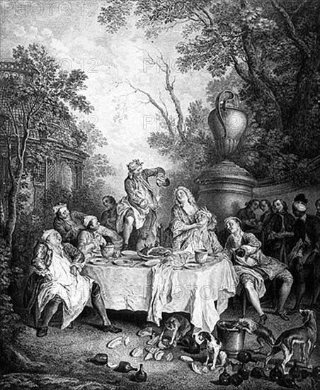 Repas champêtre.