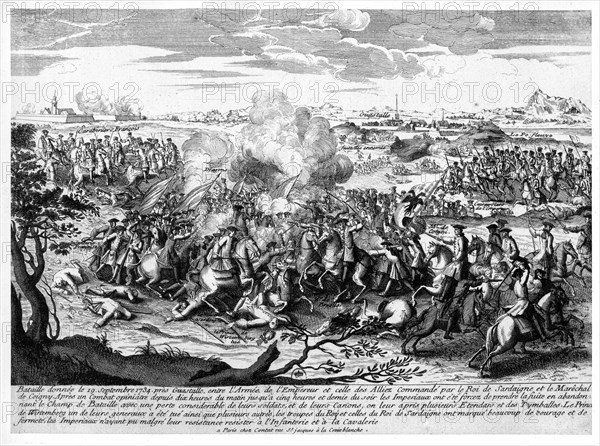 19 septembre 1734. Espagne. Bataille de Guastalla.