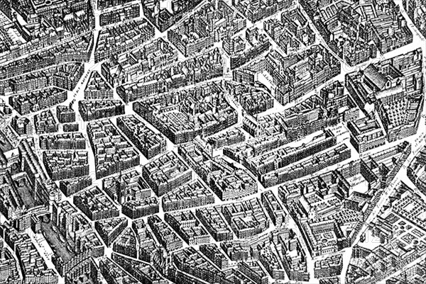 Paris. Plan de Turgot