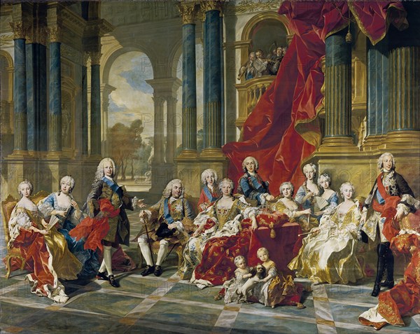 Van Loo, La famille de Philippe V