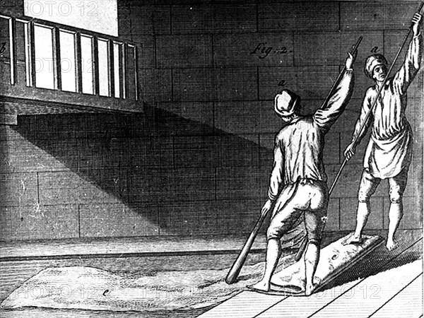 Les teinturiers. Encyclopédie de Diderot et D'Alembert.