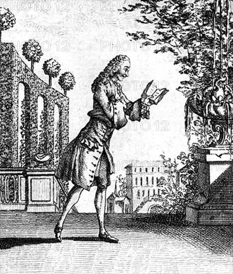 Voltaire in his gardens