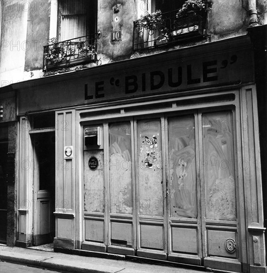 Révolution. Maison où habita Bonaparte, rue de la Huchette, à Paris.