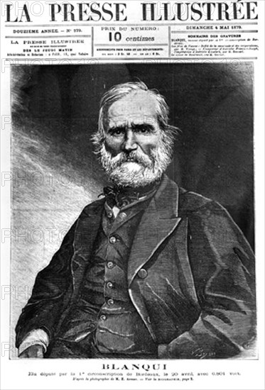 La Presse Illustrée 20 April 1879, Blanqui is elected in Bordeaux