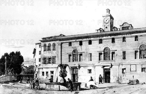 Le lycée de Nice après la Restauration.